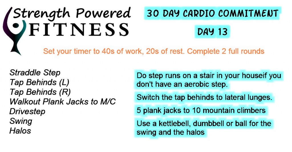 30 Day Cardio Commitment day 13
