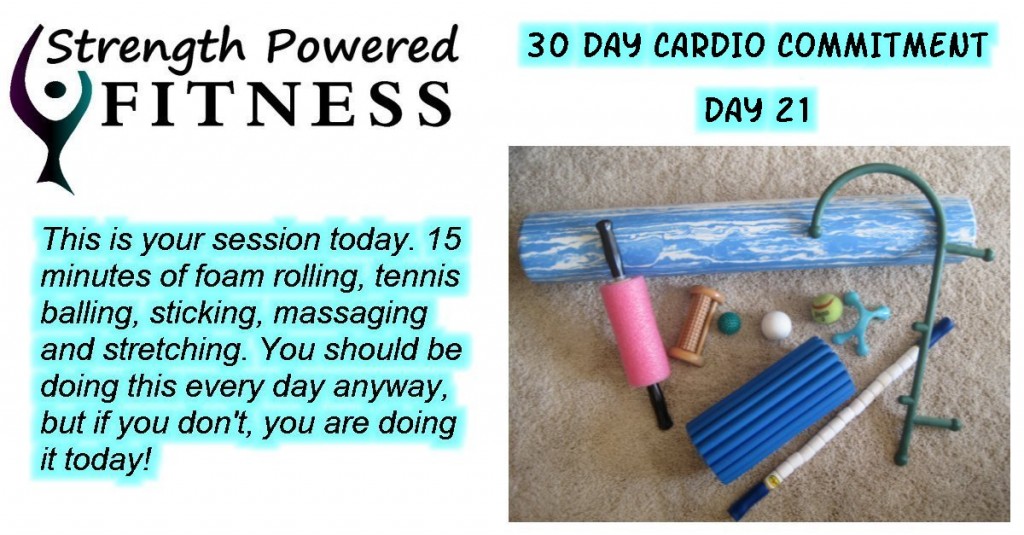 30 Day cardio commitment day 21