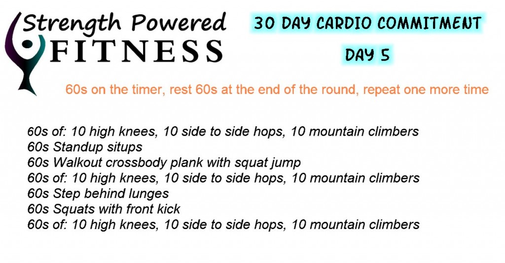 30 Day Cardio Commitment