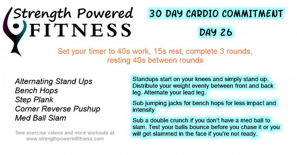 30 Day Cardio Commitment day 26