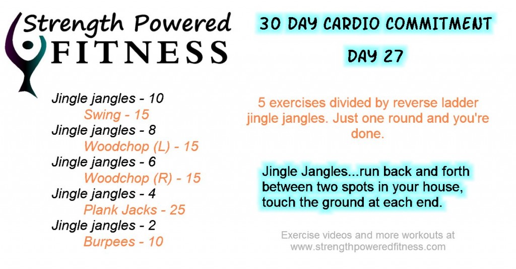 30 cardio commitment day 27